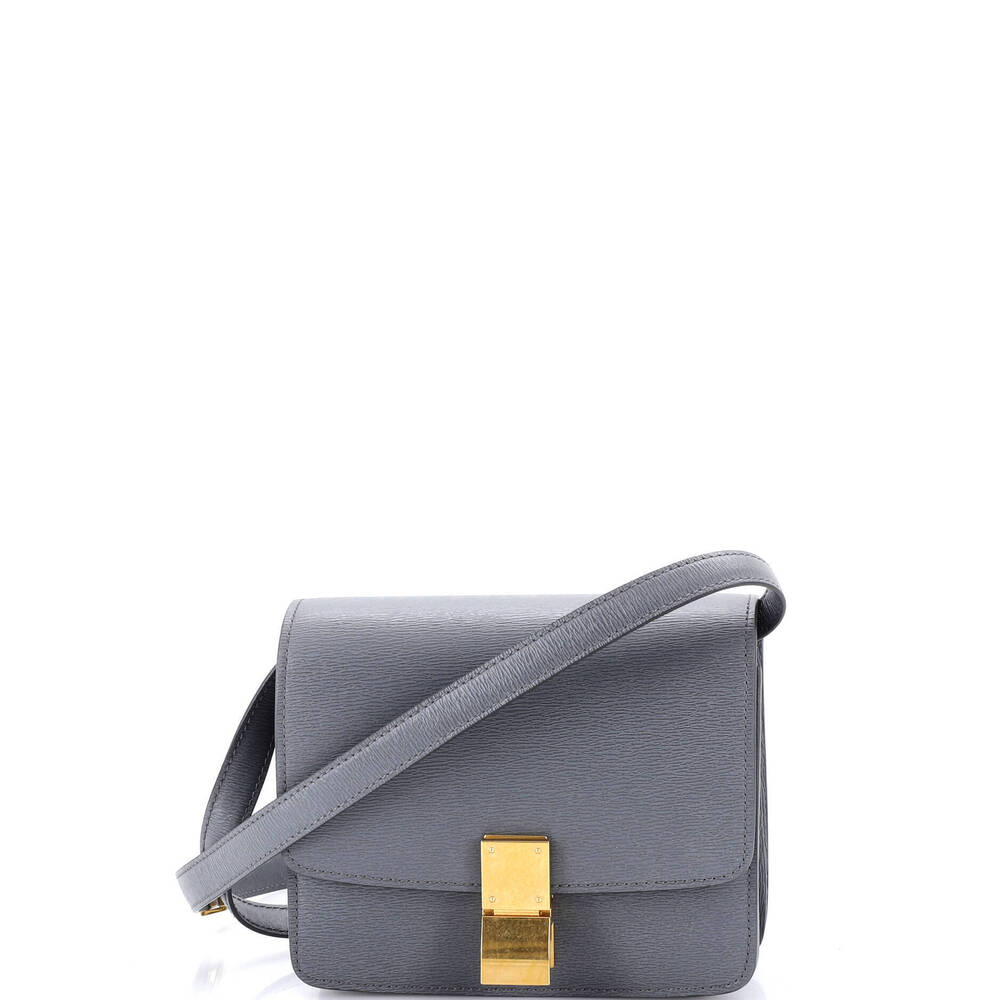 Celine Teen Classic Box Bag Grainy Leather